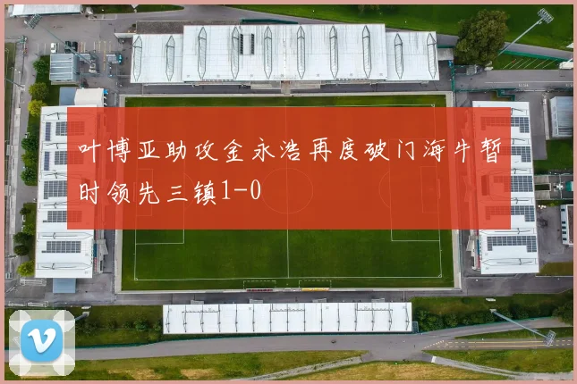 叶博亚助攻金永浩再度破门海牛暂时领先三镇1-0